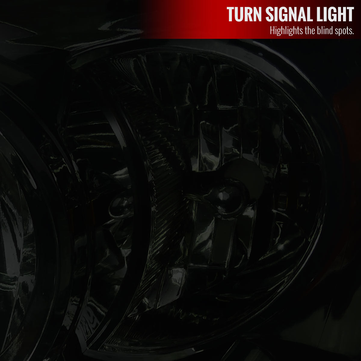 2006-2008 Dodge RAM 1500/ 2006-2009 RAM 2500 3500 Factory Style Crystal Headlights (Chrome Housing/Smoked Lens)