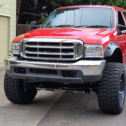 1999-2004 Ford Excursion/F-250/F-350/F-450/F-550 Crystal Headlights (Chrome Housing/Clear Lens)