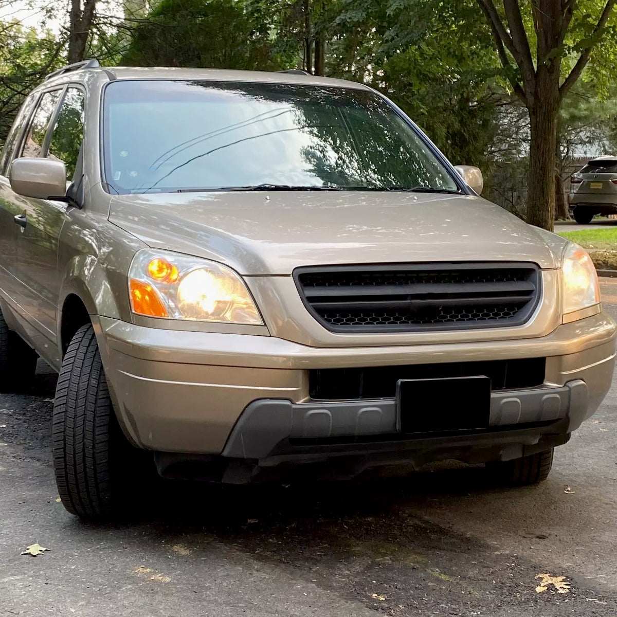 2003-2005 Honda Pilot Factory Style Headlight (Chrome Housing/Clear Lens)