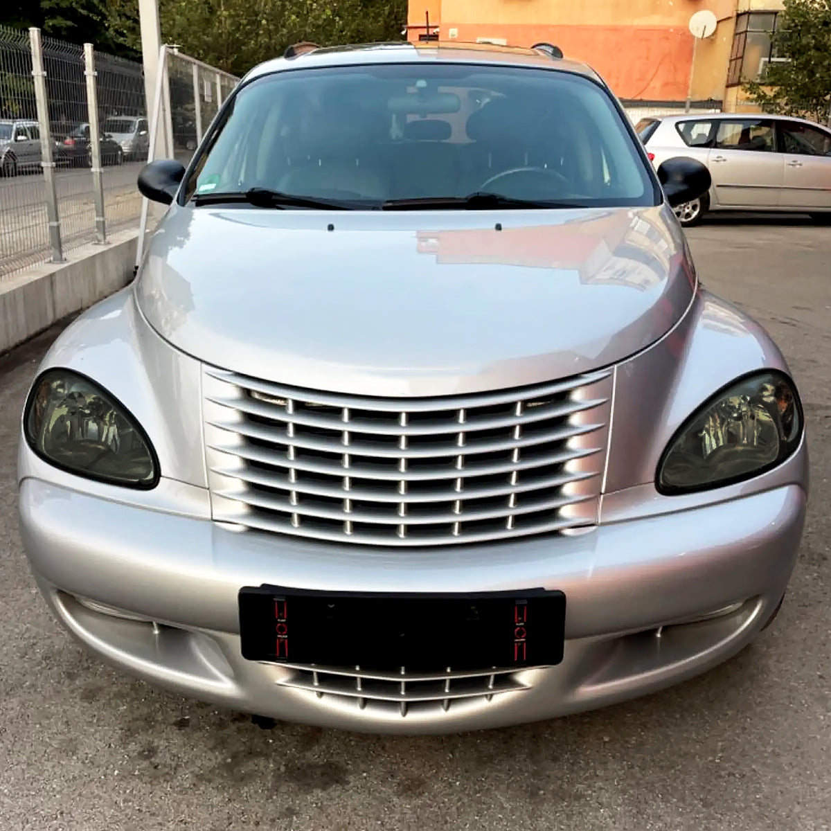 2001-2005 Chrysler PT Cruiser Factory Style Headlights (Chrome Housing / Smoked Lens)