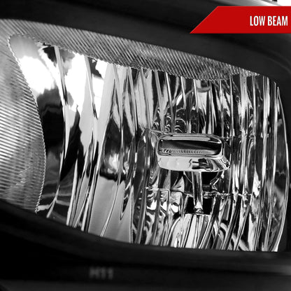 2019-2024 Dodge RAM 2500/3500/4500/5500 Factory Style Headlights (Matte Black Housing/Clear Lens)