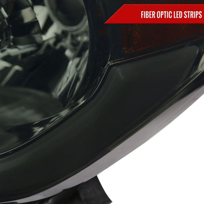 2014-2021 Toyota Tundra LED Bar Factory Style Headlights (Chrome Housing/Smoked Lens)
