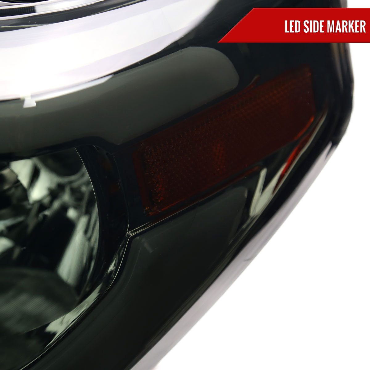 2014-2021 Toyota Tundra LED Bar Factory Style Headlights (Chrome Housing/Smoked Lens)