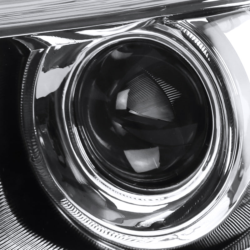 2015-2017 Toyota Camry Projector Headlight w/ Amber Reflector - Driver Side Only (Chrome Housing/Clear Lens)