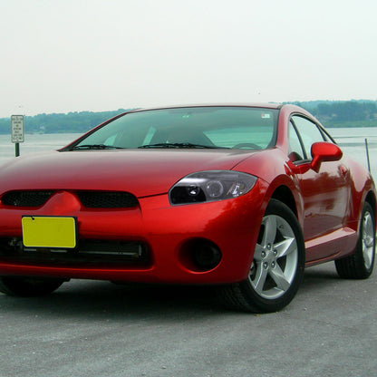 2006-2011 Mitsubishi Eclipse Dual Halo Projector Headlights (Glossy Black Housing/Smoked Lens)