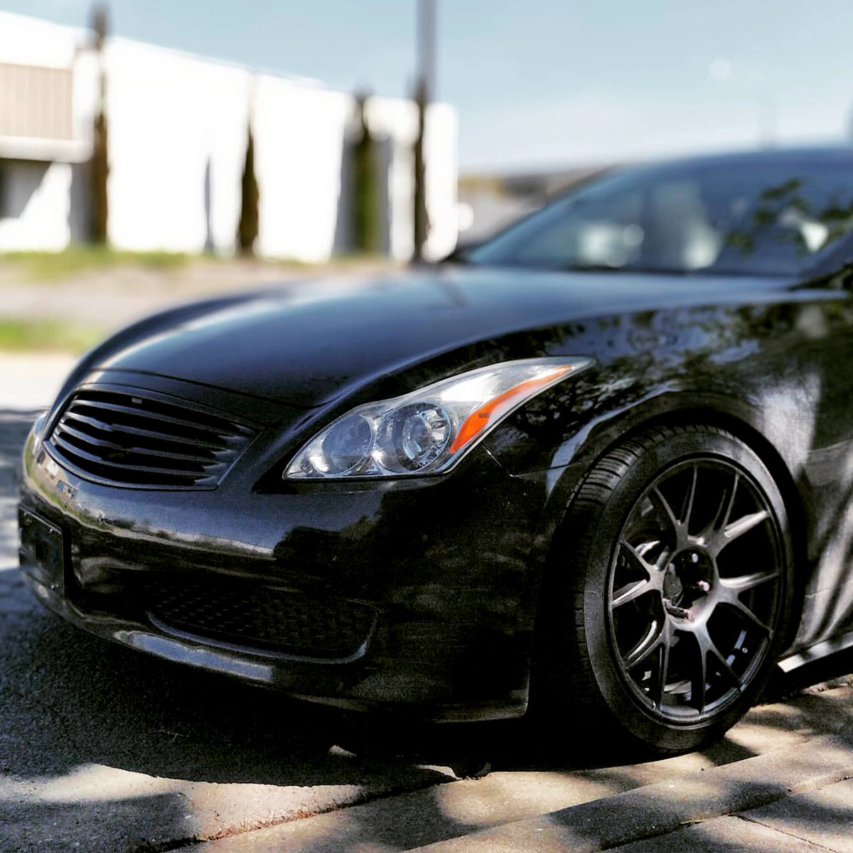 2008-2013 Infiniti G37/2014-2015 Q60 2 Door Coupe/Convertible Factory Style Projector Headlights (Chrome Housing/Clear Lens)