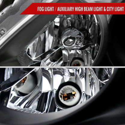 2008-2013 Infiniti G37/2014-2015 Q60 2 Door Coupe/Convertible Factory Style Projector Headlights (Matte Black Housing/Clear Lens)