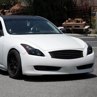 2008-2013 Infiniti G37/2014-2015 Q60 2 Door Coupe/Convertible Factory Style Projector Headlights (Matte Black Housing/Smoked Lens)