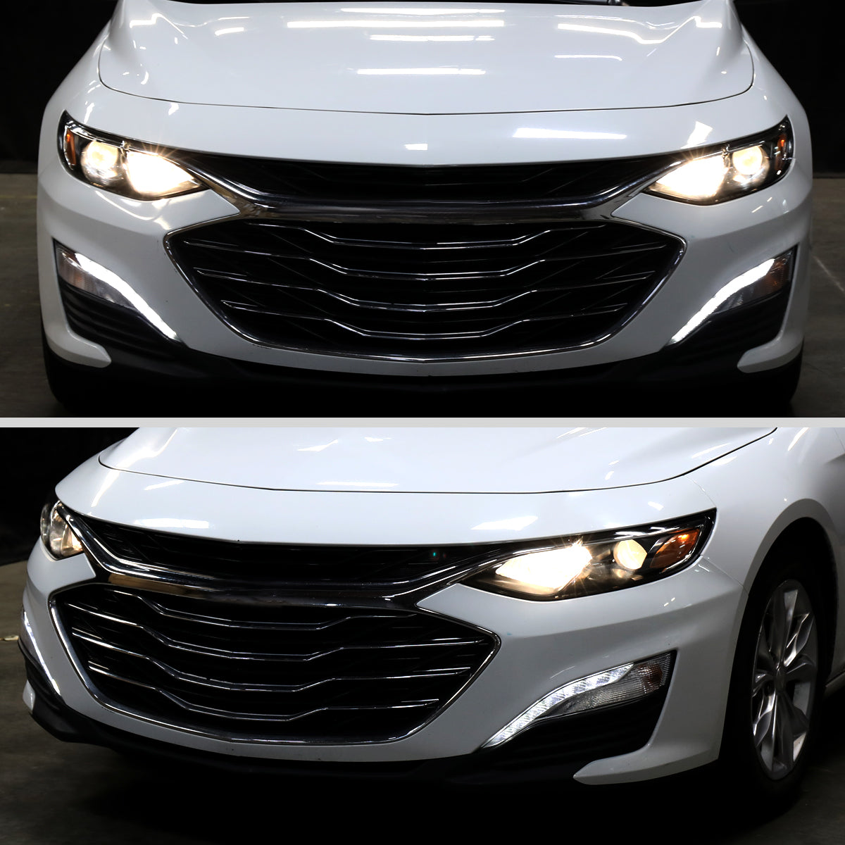 2019-2024 Chevrolet Malibu Factory Style Projector Left Driver Side Headlight (Glossy Black Housing/Clear Lens)