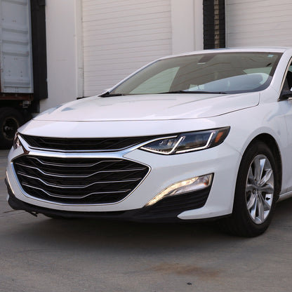 2019-2024 Chevrolet Malibu Switchback Sequential LED Turn Signal Projector Headlights (Matte Black Housing/Clear Lens)