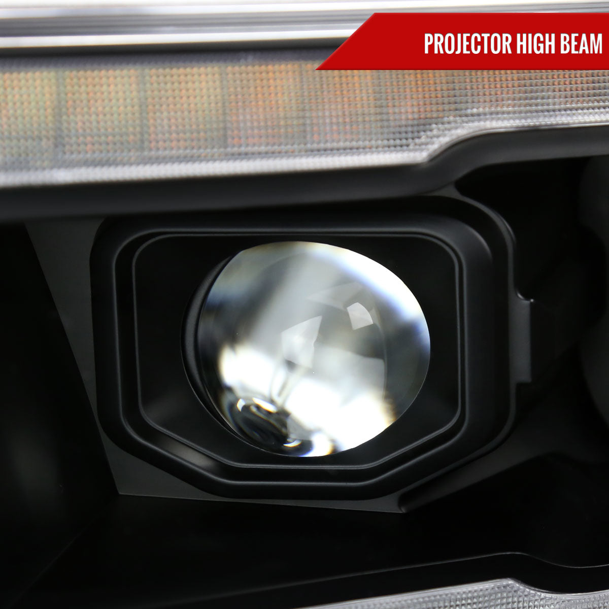 2019-2024 Dodge RAM 1500 Switchback Sequential LED Turn Signal Projector Headlights (Matte Black Housing/Clear Lens)