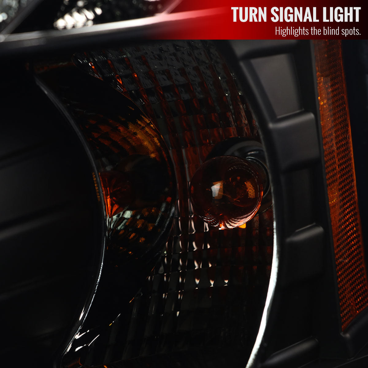 2007-2013 Chevrolet Silverado 1500/ 2007-2014 Silverado 2500HD 3500HD Dual U-Ring Halo Projector Headlights w/ LED Light Strip (Matte Black Housing/Smoked Lens)