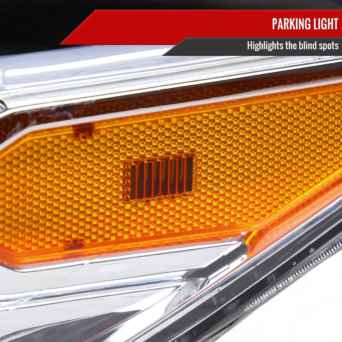2016-2023 Toyota Tacoma Chrome Housing Clear Lens Projector Headlight - Driver Side Only