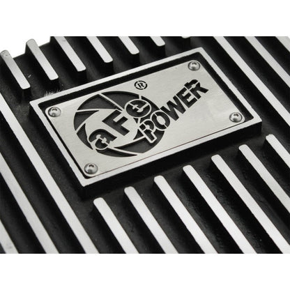 aFe Power Transmission Pan Black Machined 09-14 Ford 6R80 F-150 Trucks