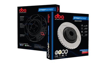 DBA 08-15 Mitsubishi EVO X Street T2 Slotted Front Brake Rotor