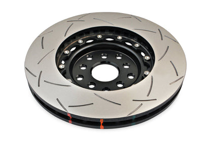 DBA 04-07 STi/2017 BRZ w/Perf. Pkg. 10 Hole Front Slotted 5000 Series 2/PC Rotor Assembled w/Blk Hat