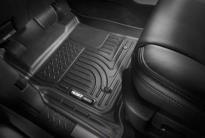 Husky Liners 2017 Honda Ridgeline WeatherBeater 2nd Row Black Floor Liners