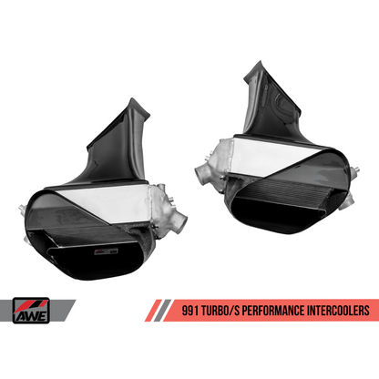 AWE Tuning Porsche 991 (991.2) Turbo/Turbo S Performance Intercooler Kit
