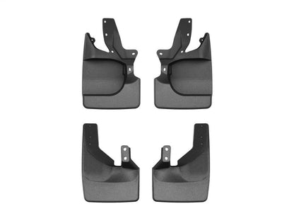 WeatherTech 21-25 Ford Bronco Front & Rear Mudflaps - Black
