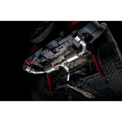 AWE Tuning 2018+ Jeep Wrangler JL/JLU Tread Edition Axle-Back Dual Exhaust - Chrome Silver Tips