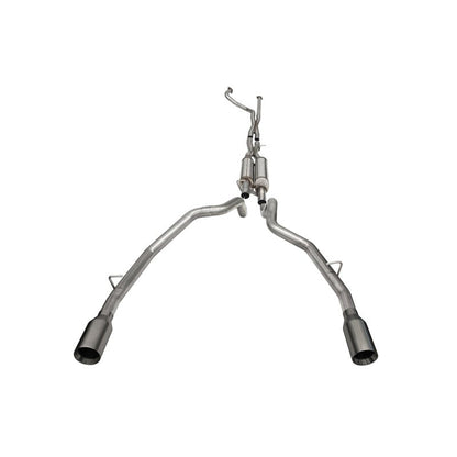 Corsa 21-22 Dodge Ram TRX Crew Cab Xtreme Catback Exhaust Dual Rear Gunmetal Tip