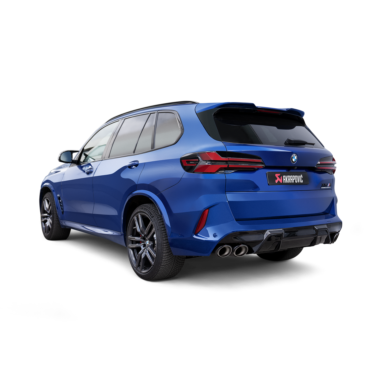 Akrapovič Slip-On Line Exhaust (Titanium) w/Carbon Tips - 2024+ BMW X5M/X6M (F95 FL)