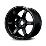 Gram Lights 57DR 18x9.5 +38 5-114.3 Semi Gloss Black Wheel