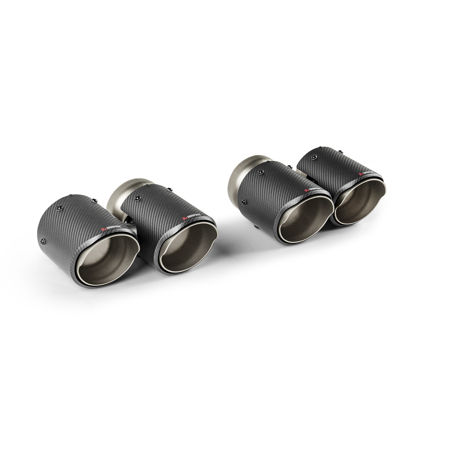 Akrapovič Round Carbon Fiber Tail Pipe Set - 2025+ BMW M5 (G90/G99)