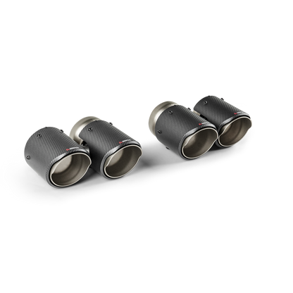 Akrapovič Round Carbon Fiber Tail Pipe Set - 2025+ BMW M5 (G90/G99)