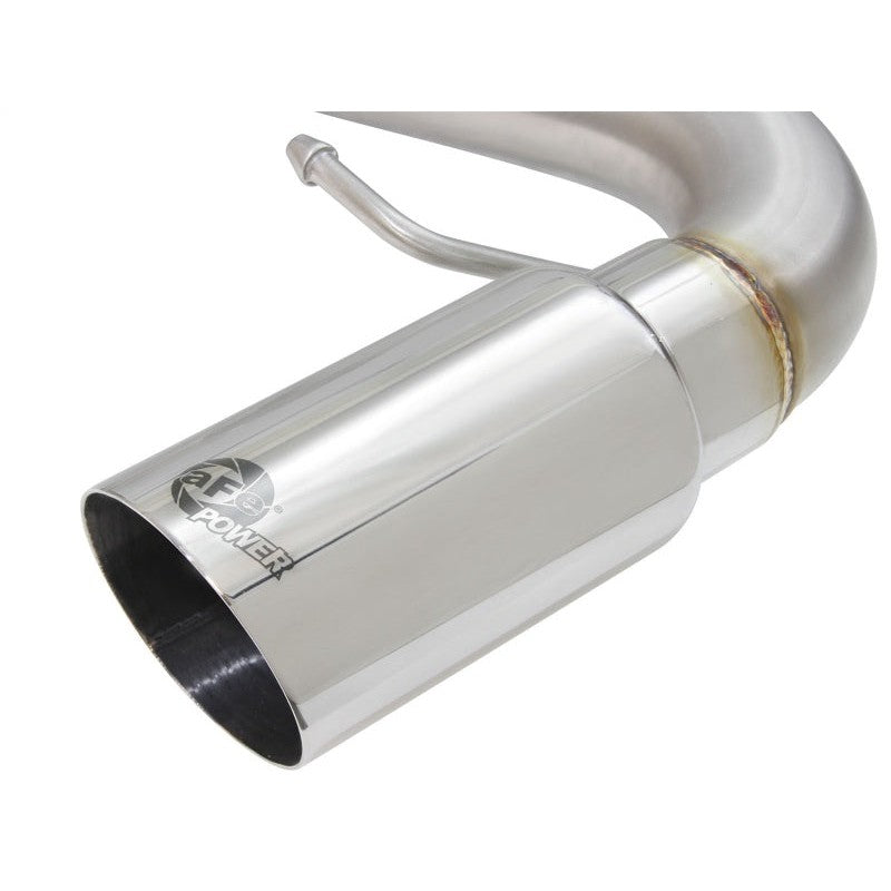 aFe MACHForce XP SS-304 Polish Tip 3.0in-2.5in Dia Cat Back Exhaust 11-13 BMW 335i (E90/E92) 3.0L