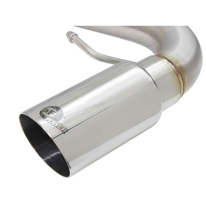 aFe MACHForce XP SS-304 Polish Tip 3.0in-2.5in Dia Cat Back Exhaust 11-13 BMW 335i (E90/E92) 3.0L