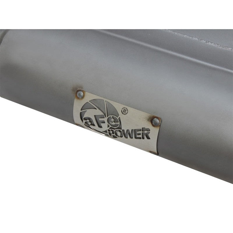 aFe Scorpion Exhaust System Axle Back Aluminized Hi-Tuck 07-17 Jeep Wrangler JK V6 3.6/3.8L