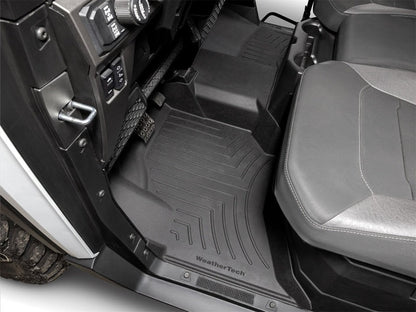 WeatherTech 24-26 Polaris Ranger Crew XD 1500 1st Row FloorLiner HP - Black