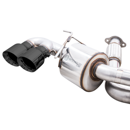 AWE Tuning 2020 Chevrolet Corvette (C8) Touring Edition Exhaust - Quad Diamond Black Tips