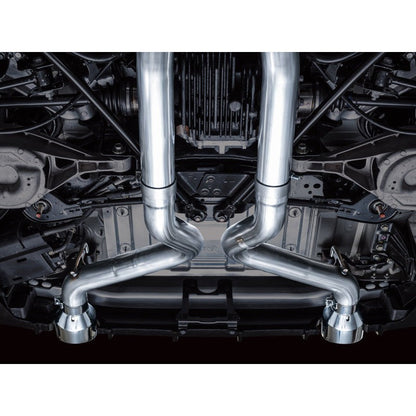 AWE Tuning Track Edition Catback Exhaust System w/Chrome Silver Tips for 2023+ Nissan Z