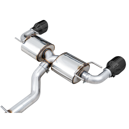 AWE Subaru BRZ/ Toyota GR86/ Toyota 86 Touring Edition Cat-Back Exhaust- Diamond Black Tips