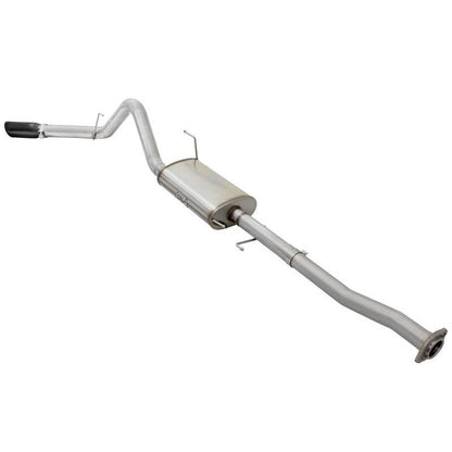 aFe MACHForce XP SS Exhaust 3in to 3.5in Cat-Back w/ Black Tip 15 Ford F-150 EcoBoost V6 2.7/3.5Ltt