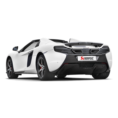 Akrapovič Slip-On Line Exhaust (Titanium) w/Carbon Tips - 2014-2019 McLaren 650S/650S Spider