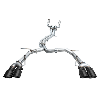 AWE Tuning 19-23 Audi C8 S6/S7 2.9T V6 AWD Track Edition Exhaust - Diamond Black Tips