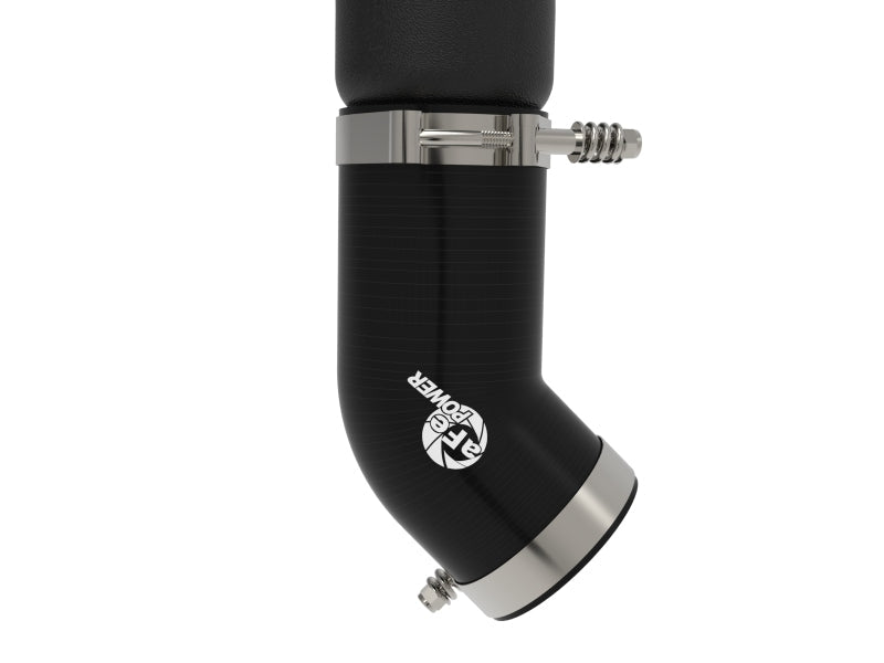 aFe BladeRunner 3in Aluminum Hot Charge Pipe Black RAM Diesel Trucks 25-26 L6-6.7L (td)