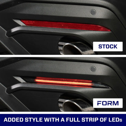 Form Lighting 2024+ Mustang LED Rear Reflector Smoked (Pair)