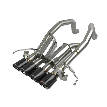 aFe MACHForce XP Axle Back 304SS Exhaust w/ Carbon Fiber Tips 15-19 Chevy Corvette Z06