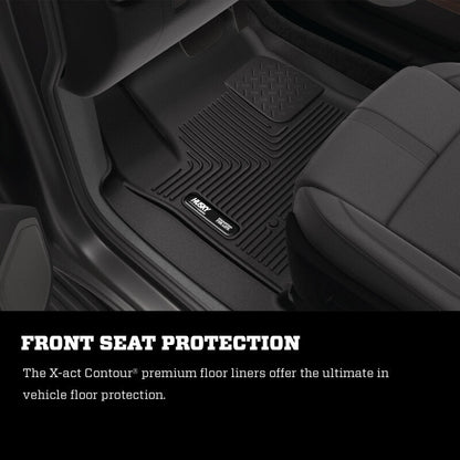 Husky Liners 2022 Nissan Frontier CC Front Floor Liners - Black