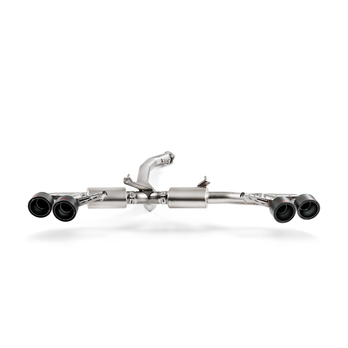 Akrapovič Slip-On Line Exhaust (Titanium) w/Carbon Tips - 2008-2025 Nissan GT-R