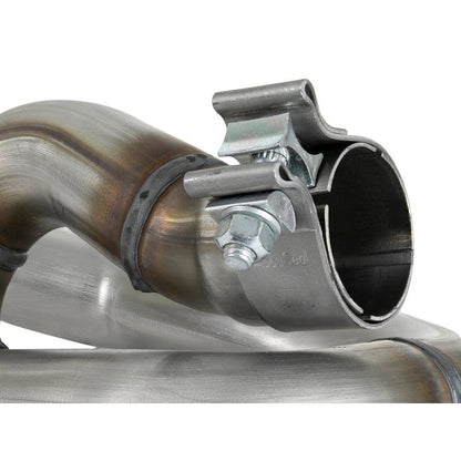 aFe POWER Twisted Steel Loop Relocation Pipe 2018 Jeep Wrangler (JL) V6-3.6L