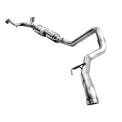 AWE Tuning 0FG Exhaust w/Dual Chrome Silver Tips for 2022+ 3rd Gen Toyota Tundra