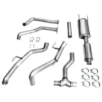 AWE Tuning 0FG Exhaust w/Dual Diamond Black Tips for 2022+ 3rd Gen Toyota Tundra