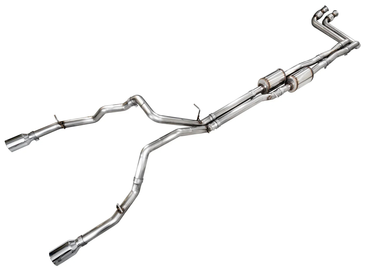 AWE Tuning 0FG Catback Touring Exhaust w/Chrome Silver Tips for 2025+ RAM 1500
