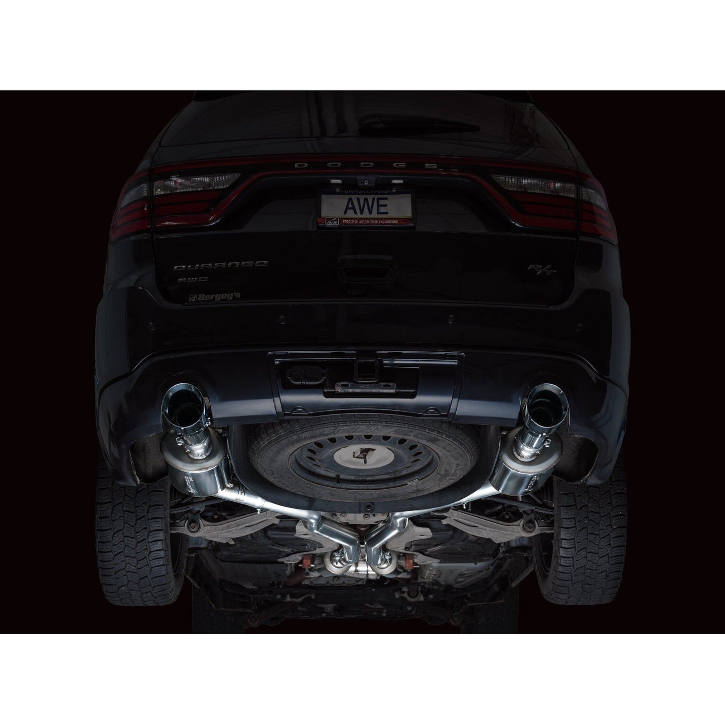 AWE Tuning Touring Edition Exhaust w/Chrome Silver Tips for 2011-2024 Dodge Durango 3.6L/5.7L