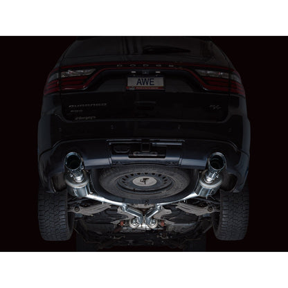 AWE Tuning Touring Edition Exhaust w/Chrome Silver Tips for 2011-2024 Dodge Durango 3.6L/5.7L